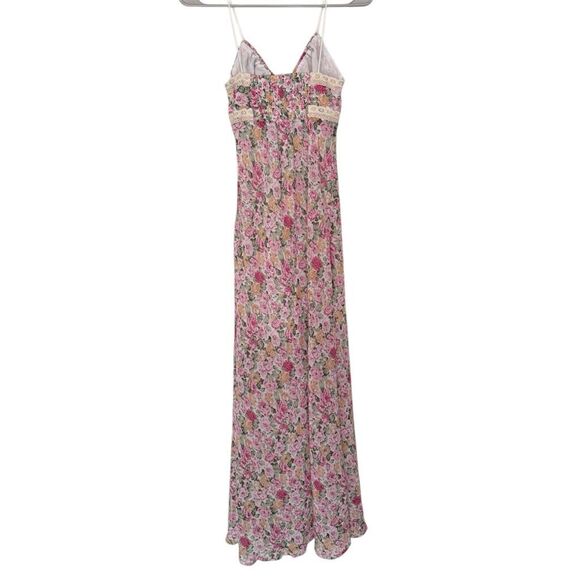 NWT Princess Polly Emily Maxi Dress Pink Floral - Picture 10 of 15